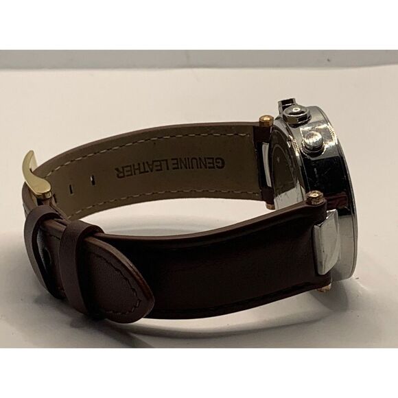 Michael Kors MK5353 Women's Brown Leather Analog Silver Dial Quartz Watch RU323 - Picture 8 of 11